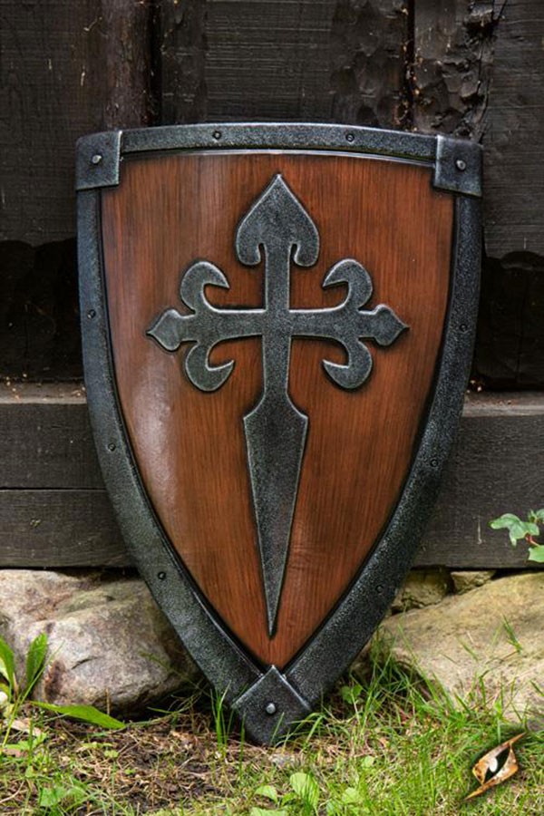 Escudo Cruzados LARP 70 x 50 cm. 1737655108